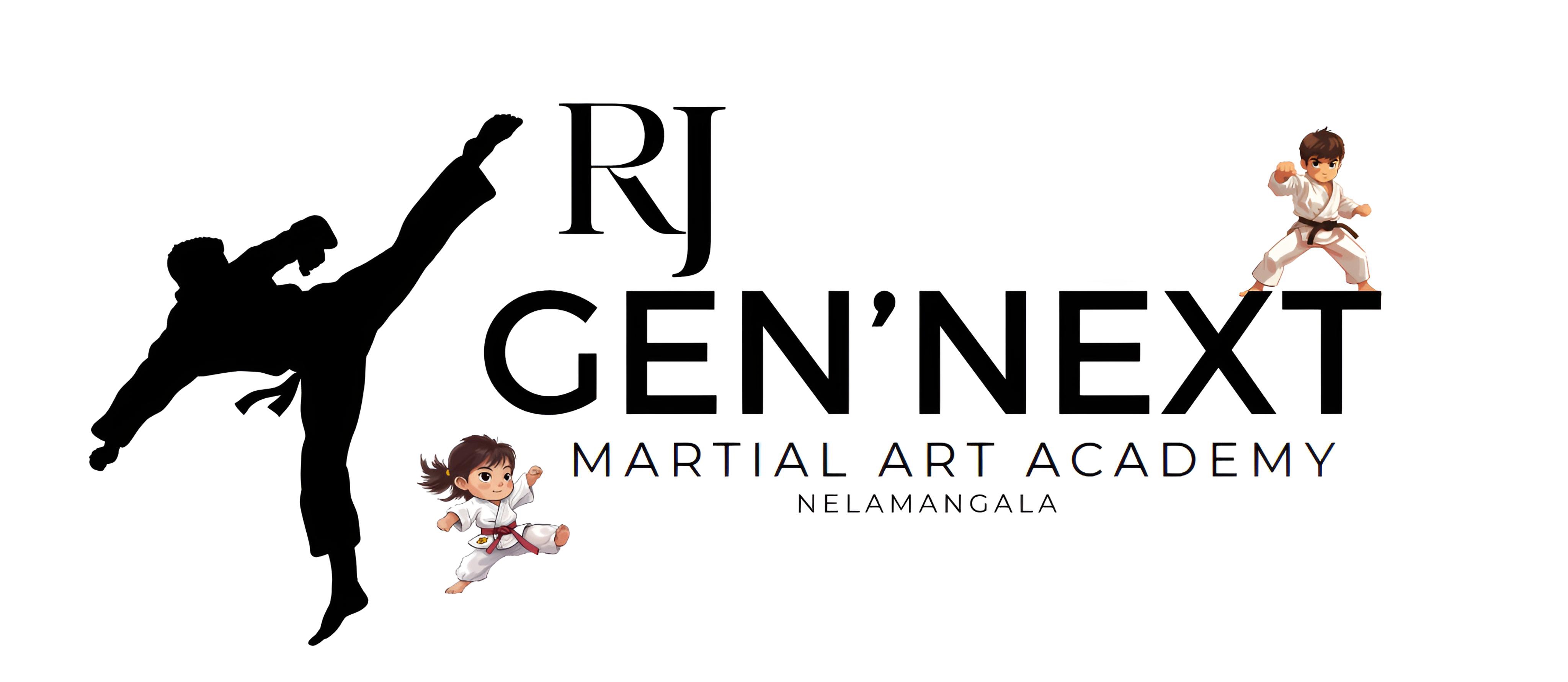 Martial Arts Academy Students Training